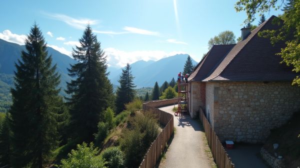 Cordistes professionnels pour vos travaux en hauteur près de Voiron