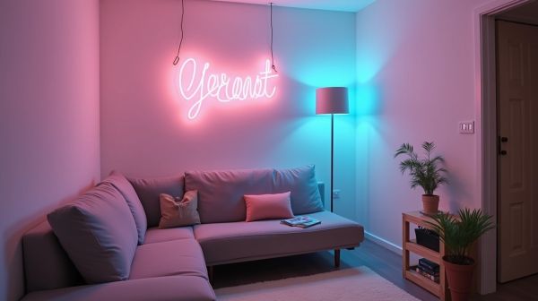 Illuminez votre intérieur avec un néon déco unique